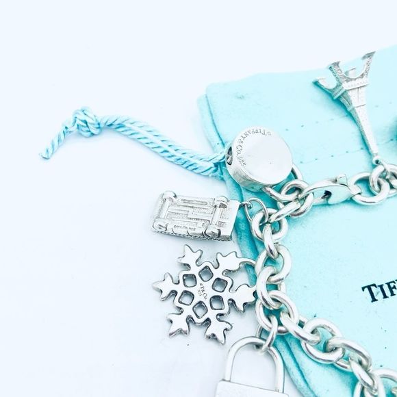 NOT FOR SALE Authentic TIFFANY & CO Multi Charm Bracelet - Picture 9 of 17